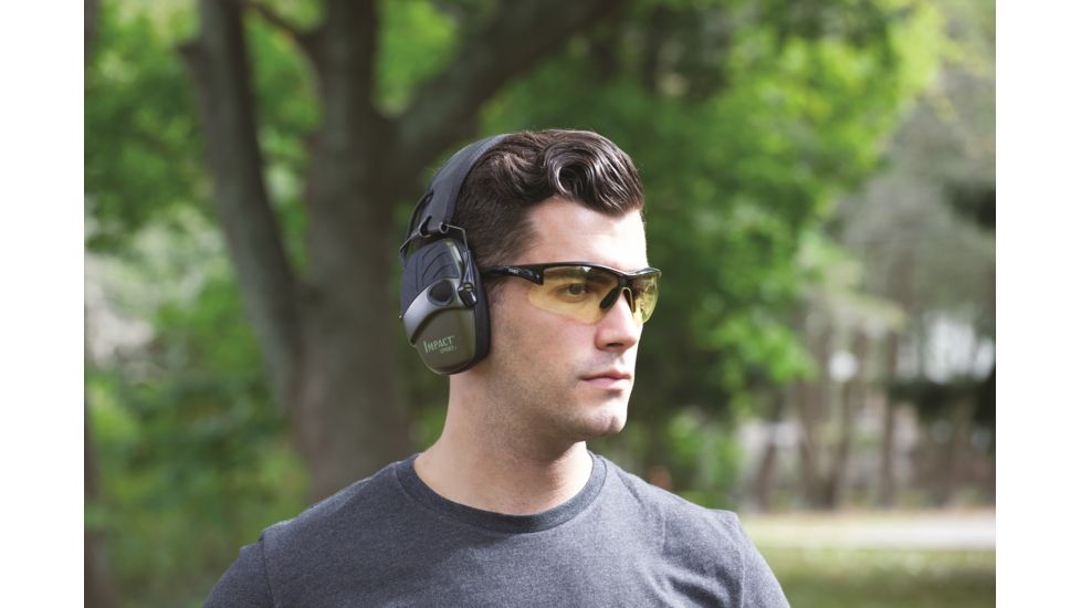 Howard Leight Impact Sport Electronic Noise Amplification Earmuffs R-01526