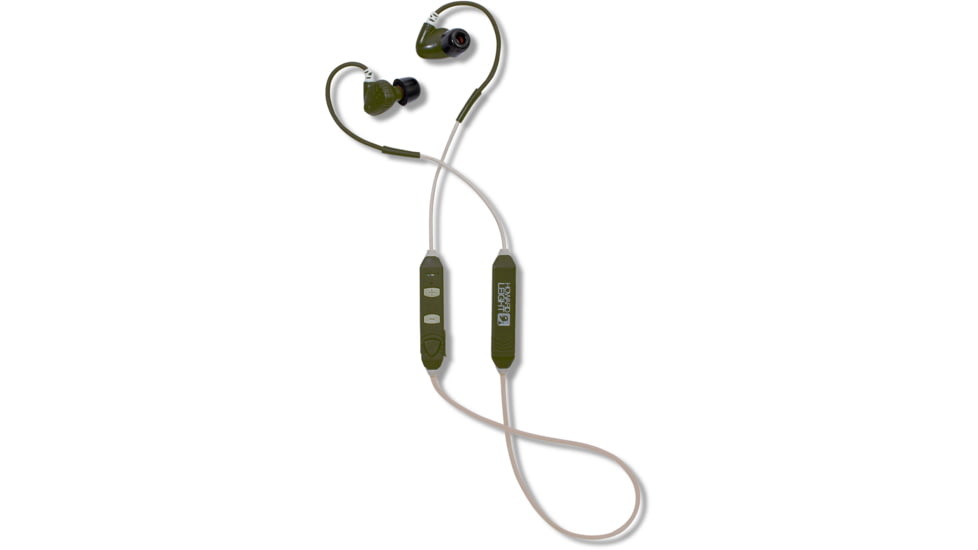 USED Howard Leight Impact Sport In-Ear Passive Hear Through Technology, OD Green, R-02700, EDEMO1, Condition Fair, Other