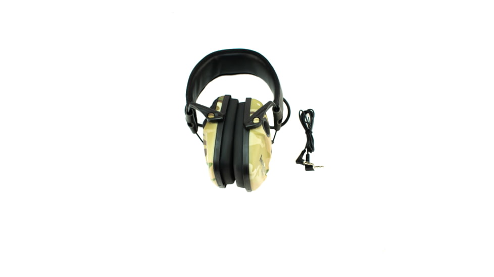 Howard Leight Impact Sport MultiCam Sound Amplification Electronic Shooting Earmuff, Camo, R-02526