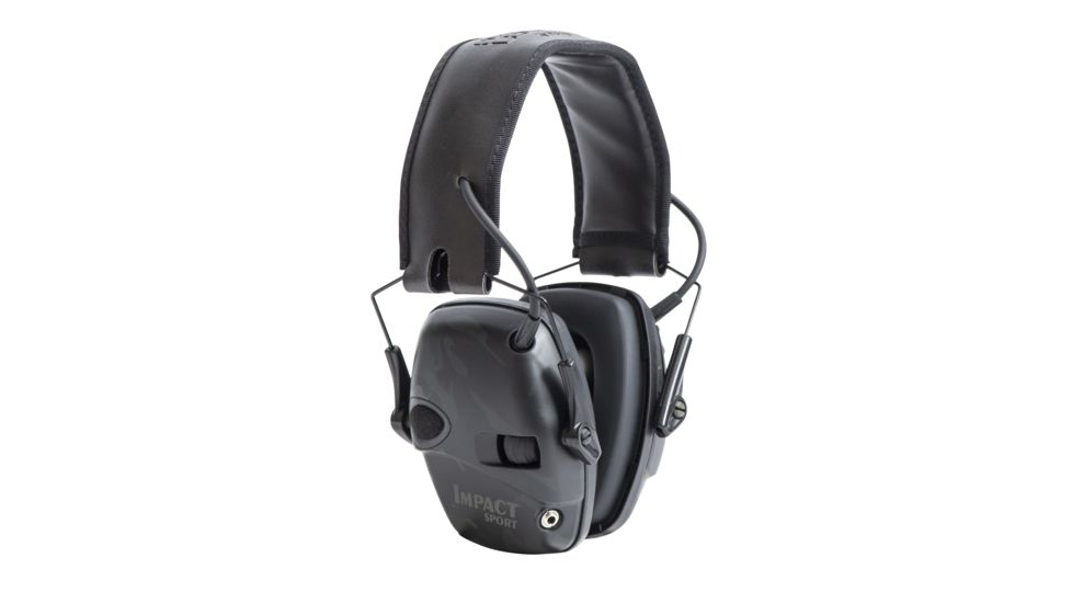 Howard Leight Impact Sport MultiCam Sound Amplification Electronic Shooting Earmuff, Black Camo R-02527