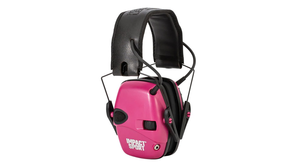 USED Howard Leight Impact Sport Youth Electronic Muff Pink, EDEMO1, Condition Fair, Other