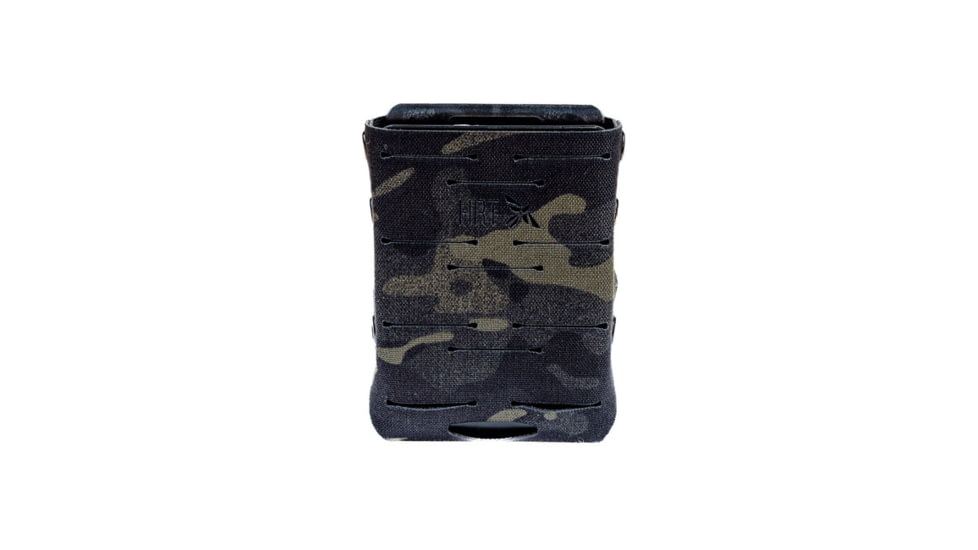 HRT Tactical Gear Laser Cut AR Magazine Pouch, Multicam Black, HRT-PHLCMP-A1-MB