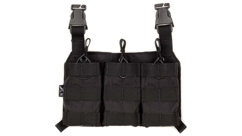 HRT Tactical Gear Triple-AR Placard, Black, HRT-FP3AR1-AA-BK