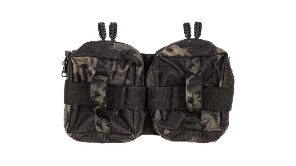 HRT Tactical Gear Dual Removable GP Zip-On Panel, Multicam Black, HRT-ZPGP02-AA-MB