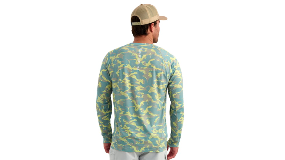 HUK Performance Fishing Icon Printed Crew - Mens