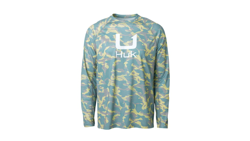 HUK Performance Fishing Icon Printed Crew - Mens