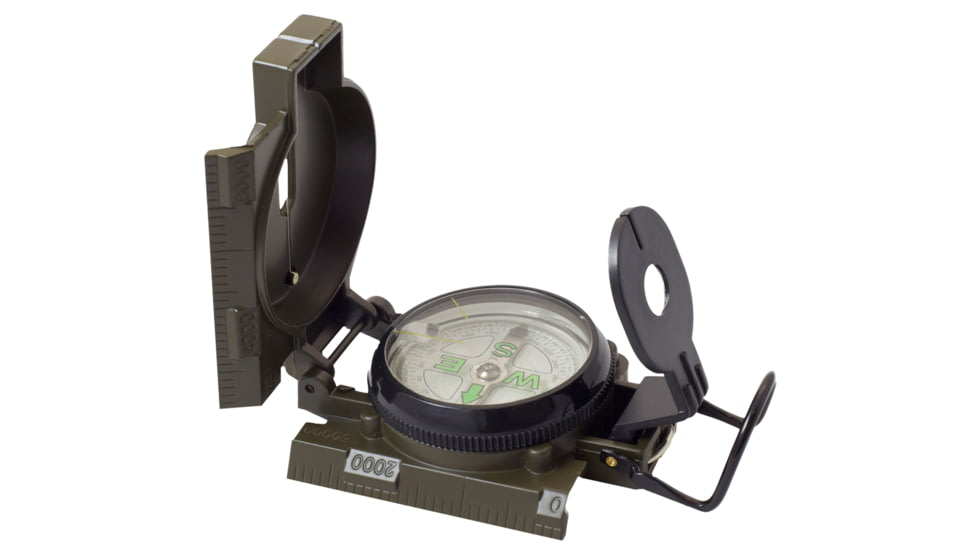 Humvee Adventure Gear Military Compass OD Green, HMVCOMPASSOD