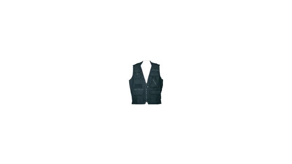 Humvee Photo Safari Vest, Black, XL HMV-VS-BK-XL