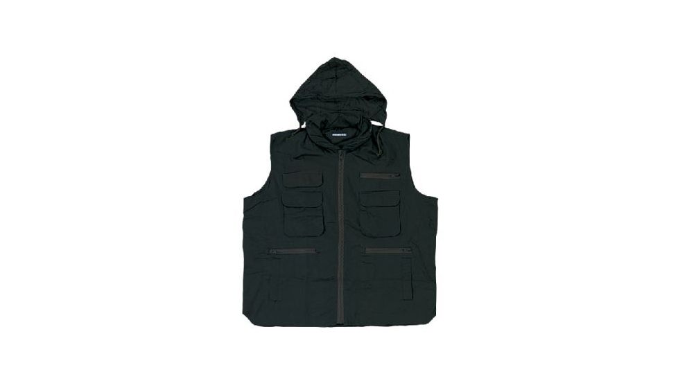 Humvee Ranger Vest - Black, XX Large HMV-VR-BK-XXL