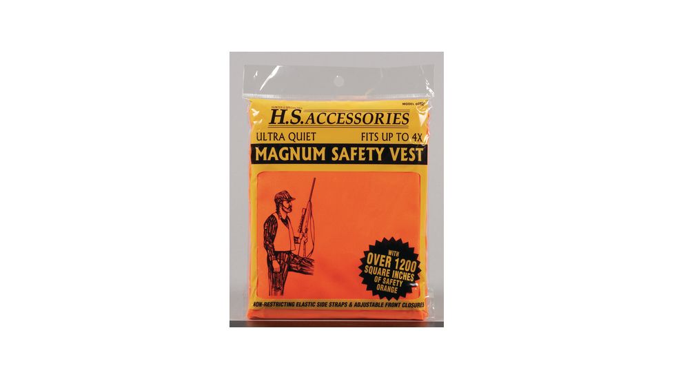 Hunters Specialties Magnum Safety Vest Blaze Orange Size Four X-Large 02002
