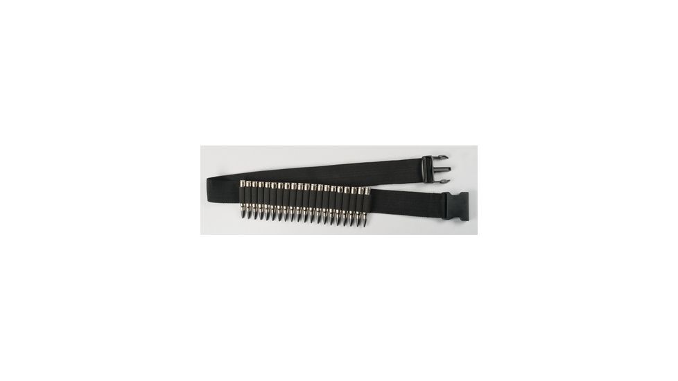 Hunters Specialties Rifle Shell Adjustable Belt Black 20 Cartridges 00682