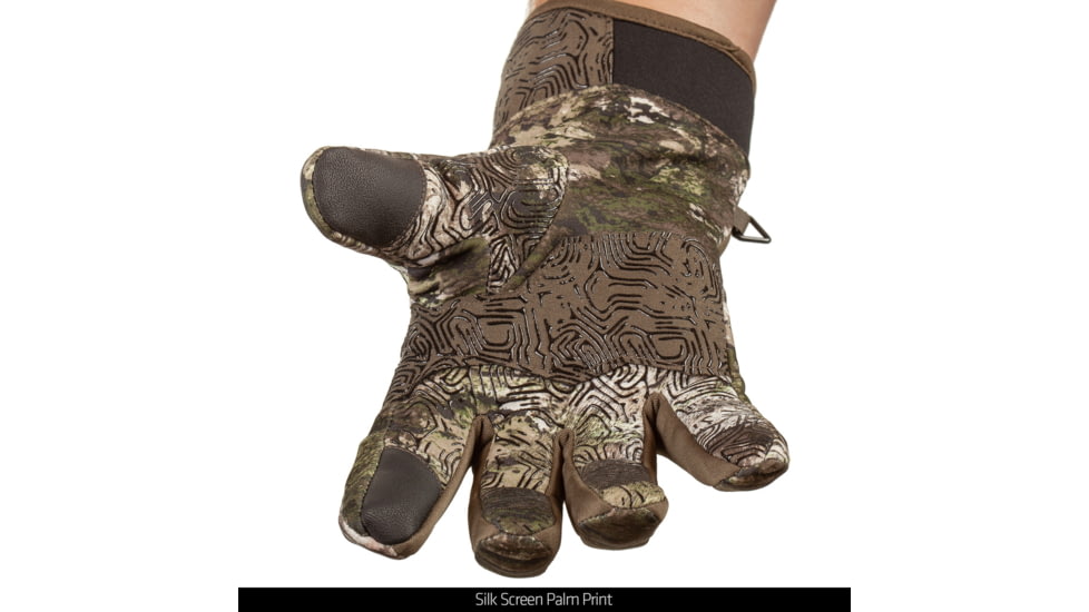 Huntworth Ansted Mid Weight Plush Fleece Lined Hunting Glove - Mens, Tarnen, Medium, E-1207-TRN-M