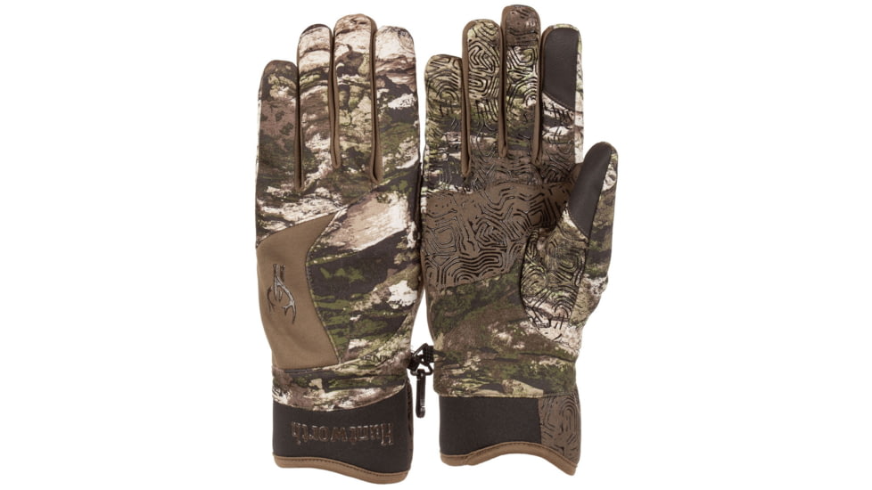 Huntworth Ansted Mid Weight Plush Fleece Lined Hunting Glove - Mens, Tarnen, Medium, E-1207-TRN-M