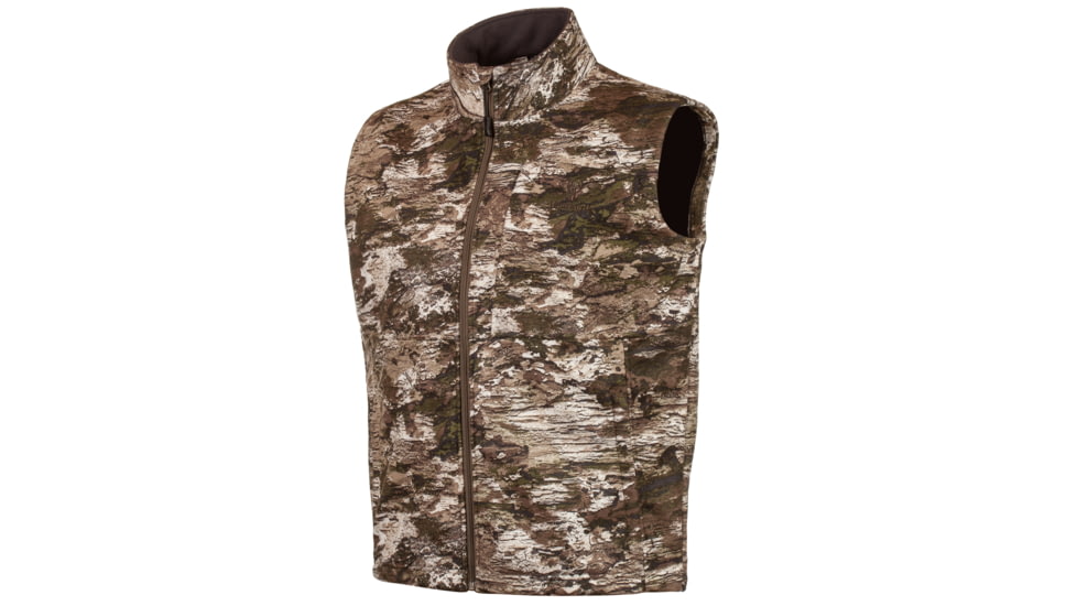Huntworth Elkins Mid Weight Windproof Soft Shell Vest Waffle Fleece Interior - Mens, Tarnen, Medium, E-9502-TRN-M