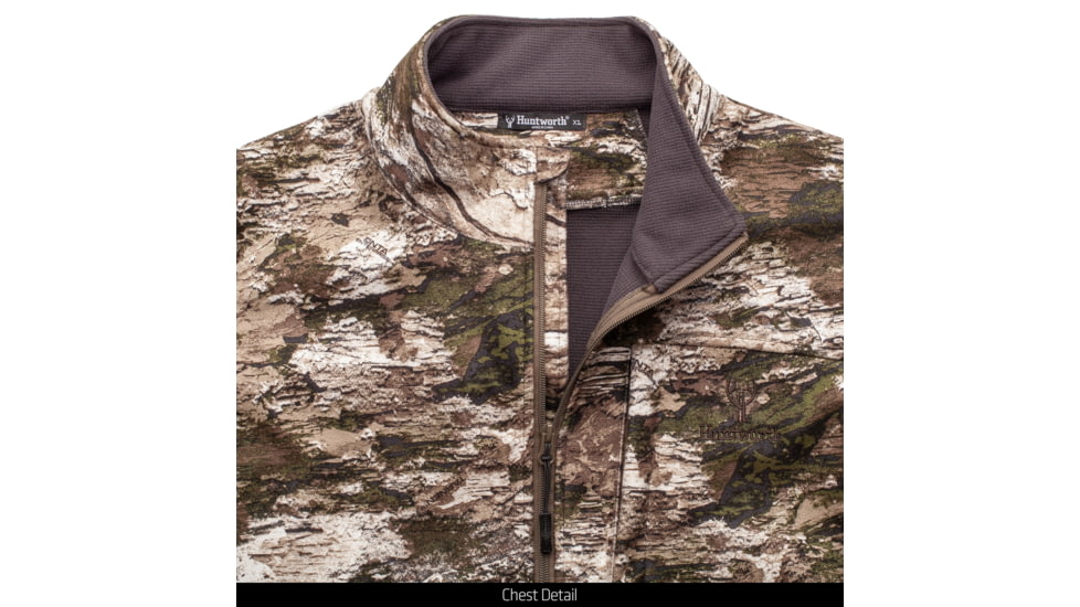Huntworth Elkins Mid Weight Windproof Soft Shell Vest Waffle Fleece Interior - Mens, Tarnen, Medium, E-9502-TRN-M