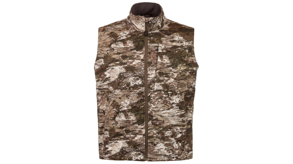 Huntworth Elkins Mid Weight Windproof Soft Shell Vest Waffle Fleece Interior - Mens, Tarnen, Medium, E-9502-TRN-M