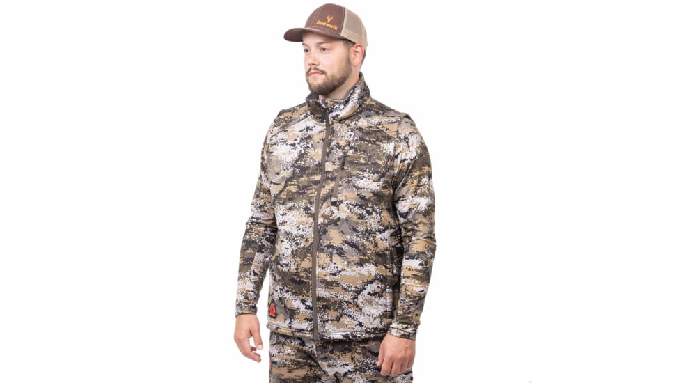 Huntworth Saskatoon Heat Boost Heavyweight Windproof Softshell Vest - Mens, Disruption, 4XL, E-9544-DC-4XL