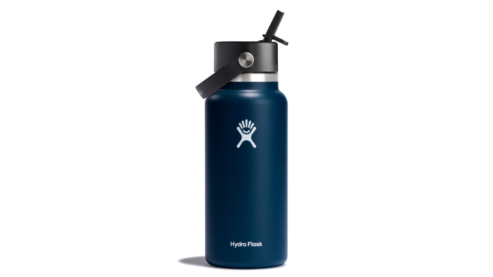 Hydro Flask 32 Oz Wide Flex Straw Cap, Indigo, 32 oz, W32BFS464