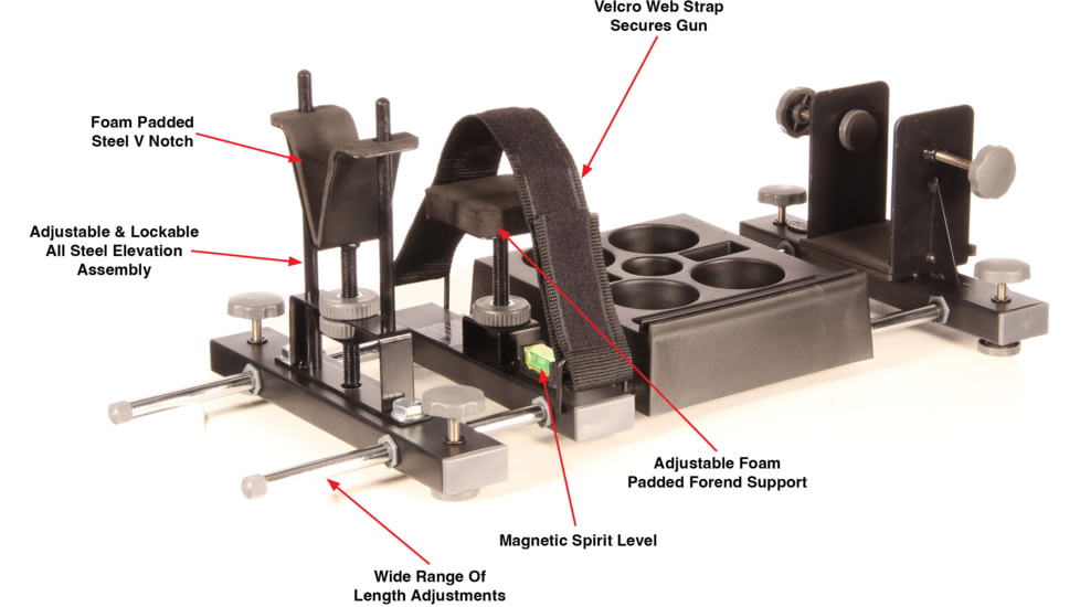 Hyskore Parallax Rifle Cleaning And Sighting Rest, Black, 30022