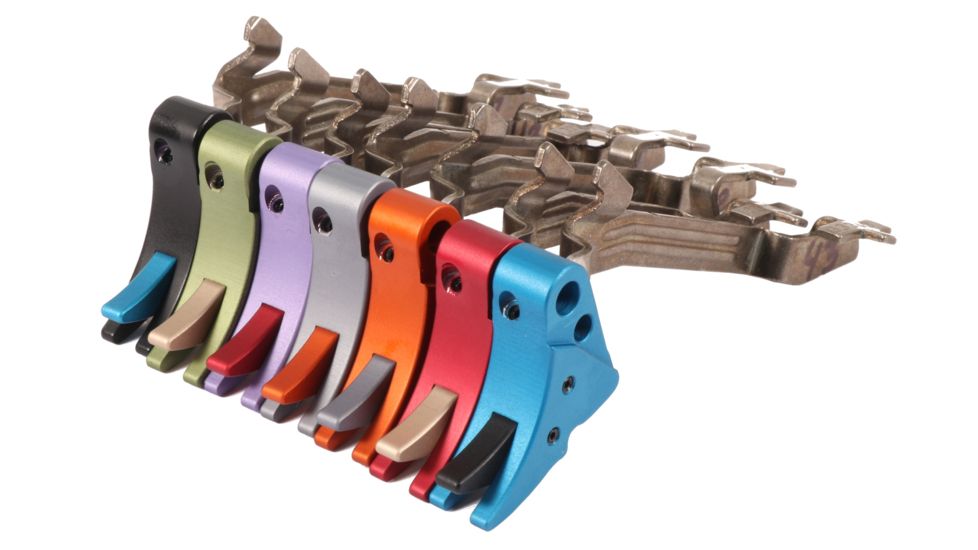 HYVE Technologies Monarch Trigger System, Glock 42, Violet Shoe/Black Safety, G42-T1-7-1