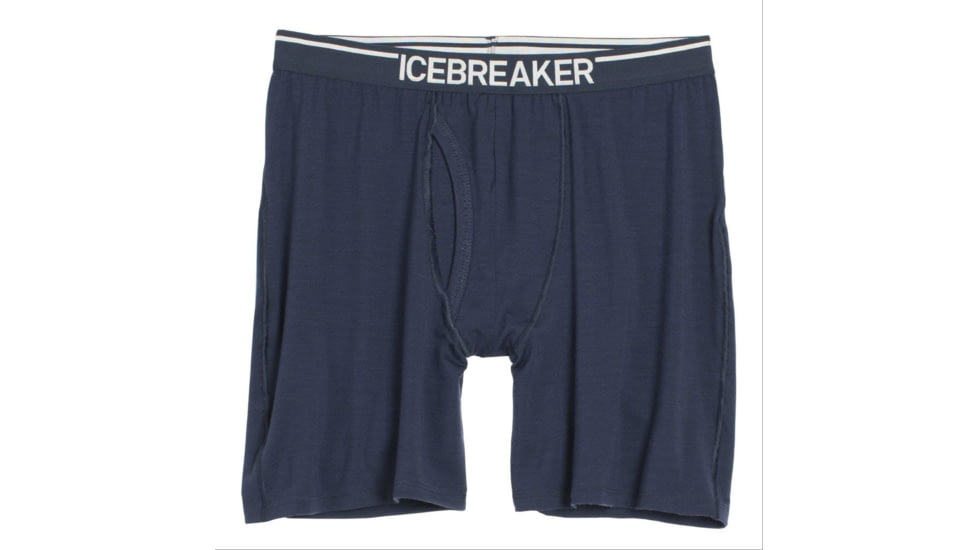 Icebreaker Anatomica Long Boxers with Fly - Men's -Admiral-Large