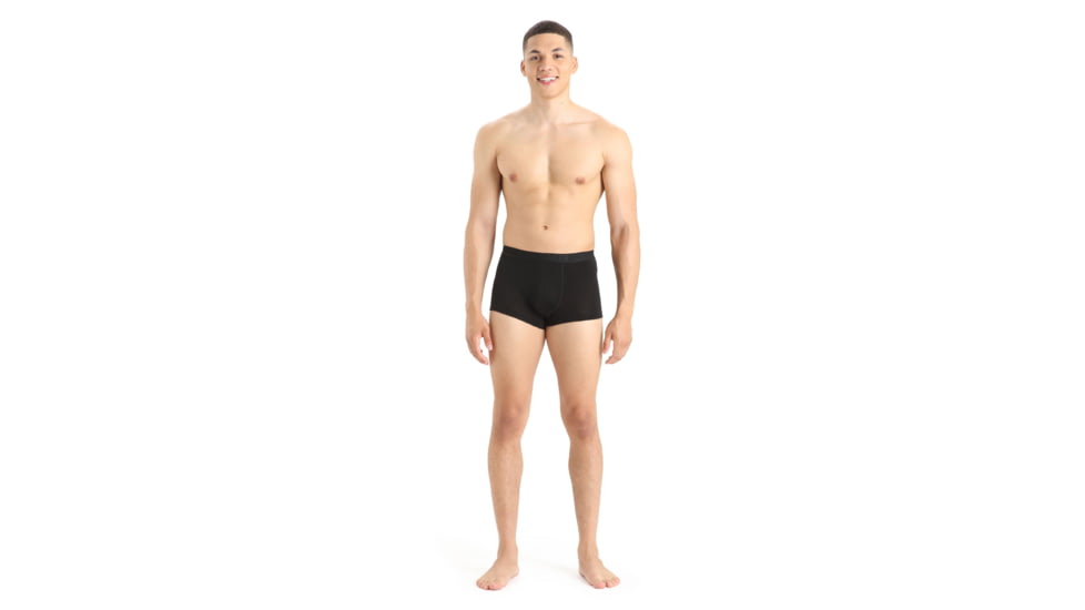 Icebreaker Cool-Lite Anatomica Trunks - Mens, Black, Large, IB105223001L
