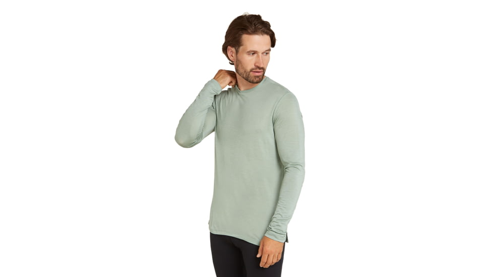 Icebreaker Men Merino 125 Cool-Lite Sphere LS Tee, Moss, L, IB0A56ZL01GL