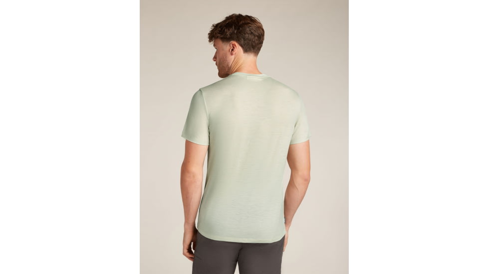 Icebreaker Merino 150 Tech Lite SS T-Shirt Cosy Camper - Mens, Ashen, 2XL, IB0A576E01TXXL