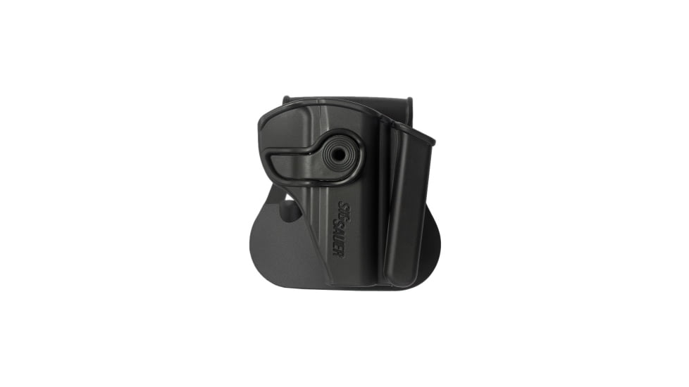 IMI Defense One Piece Polymer OWB Paddle Holster, Kel-Tec P-3AT .380 ACP, Ruger LCP .380 ACP, SIG Sauer P232, Black, Right, IMI-Z1230 BLACK