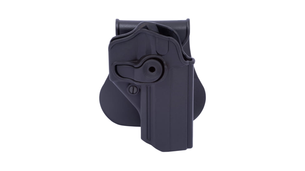 IMI Defense Polymer OWB Paddle Holster, IWI Jericho, Magnum Research Baby Eagle .40 S&amp;W, Magnum Research Baby Eagle 9mm, Black, Right, IMI-Z1270BLACK