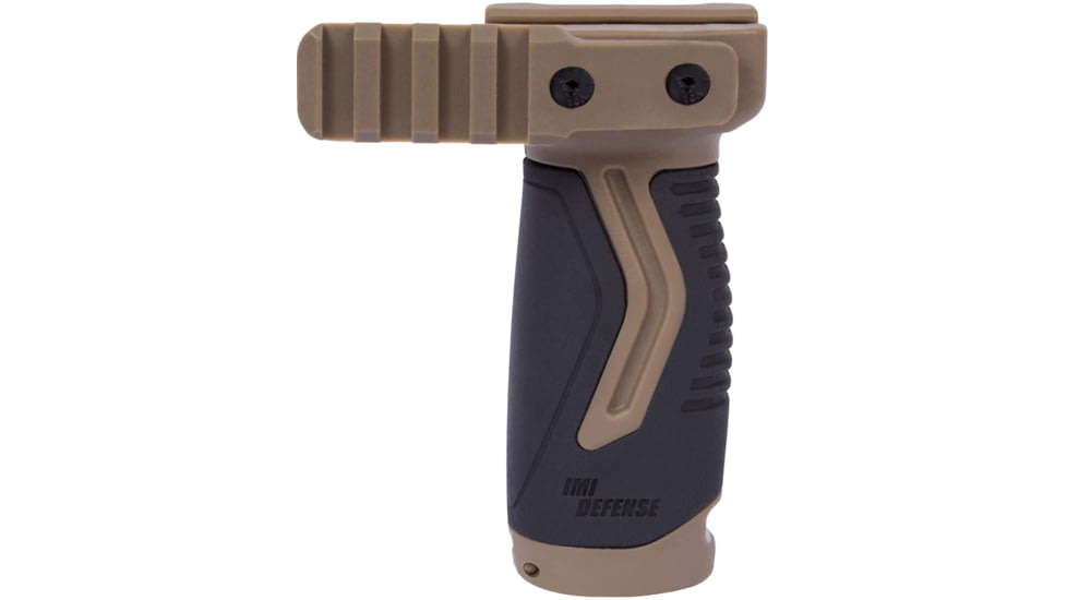 IMI Defense OVG - R Enhanced Tactical Rail Grip, Fde / Blk, IMI-ZG105R-FDE-BLK