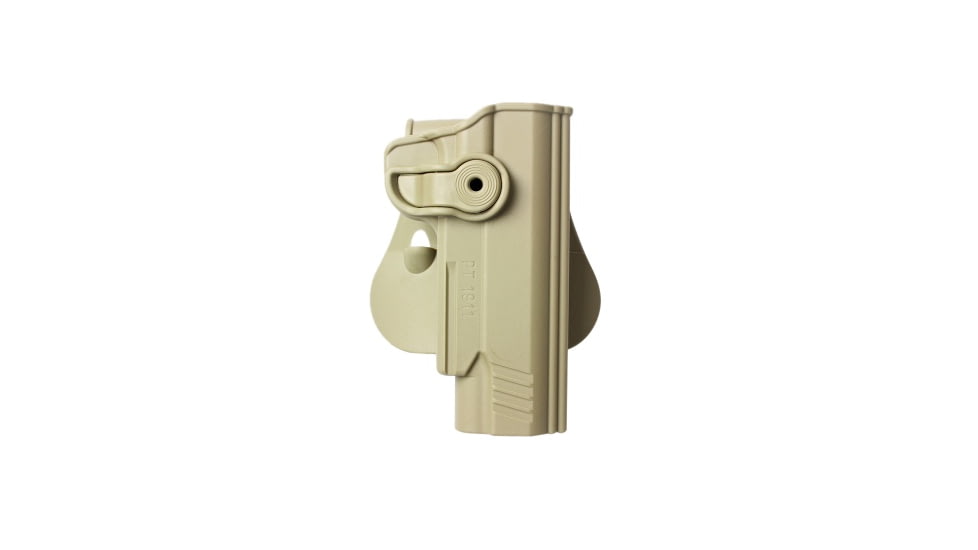 IMI Defense Polymer OWB Paddle Holster, PT 1911/PT 1911 w/ Rail, FDE, IMI-Z1130FDE
