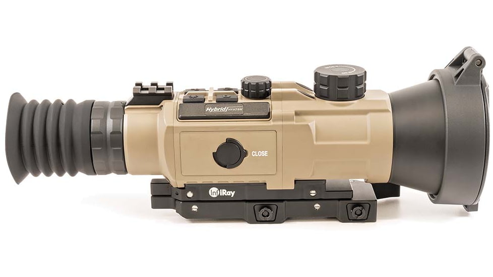 InfiRay Outdoor 4-8x 75mm RICO HYBRID 640 Multi-function Thermal Weapon Sight, 50 Hz, 640x512, Coyote Tan, IRAY-HYH75W
