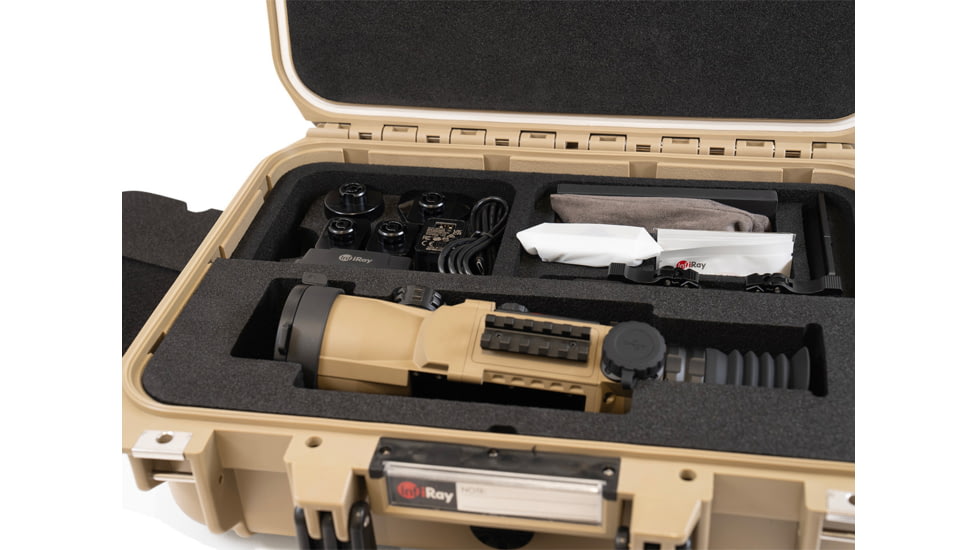 InfiRay Outdoor HYBRID 384 3X 50mm Multi-function Thermal Sight, Tan, 2.99x3.03x11.02, IRAY-HYL50W