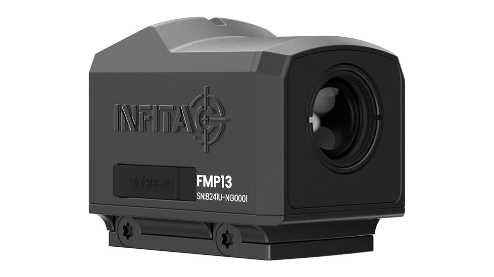 InfiTac Fast Mini FMP13 0.5x Thermal Rifle Scope, 256x192, 60Hz, Black, FMP13