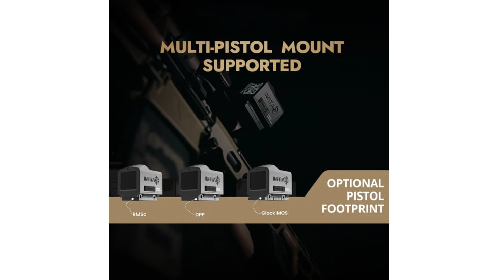 InfiTac FML19 2x Thermal Imaging Rifle Scope, 384x288, 60Hz, Black, FML19