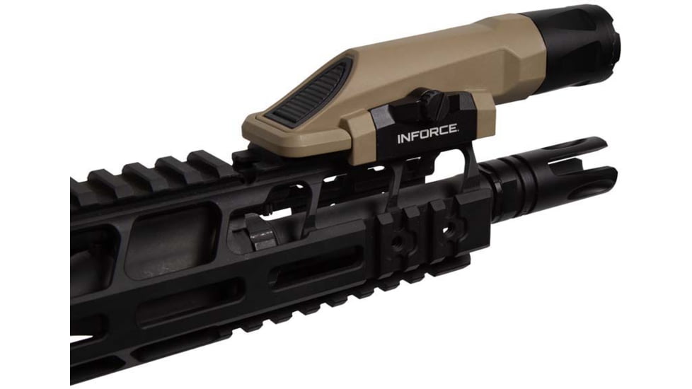 INFORCE Gen 3 - WMLx 1100 Lumens Weapon Light,CR123a, FDE Body, IF71012DE