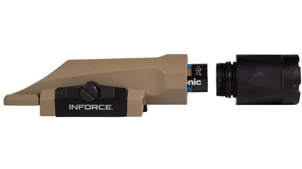 INFORCE Gen 3 - WMLx White-IR 900 Lumens Weapon Light, CR123a, FDE Body, IF71014DE