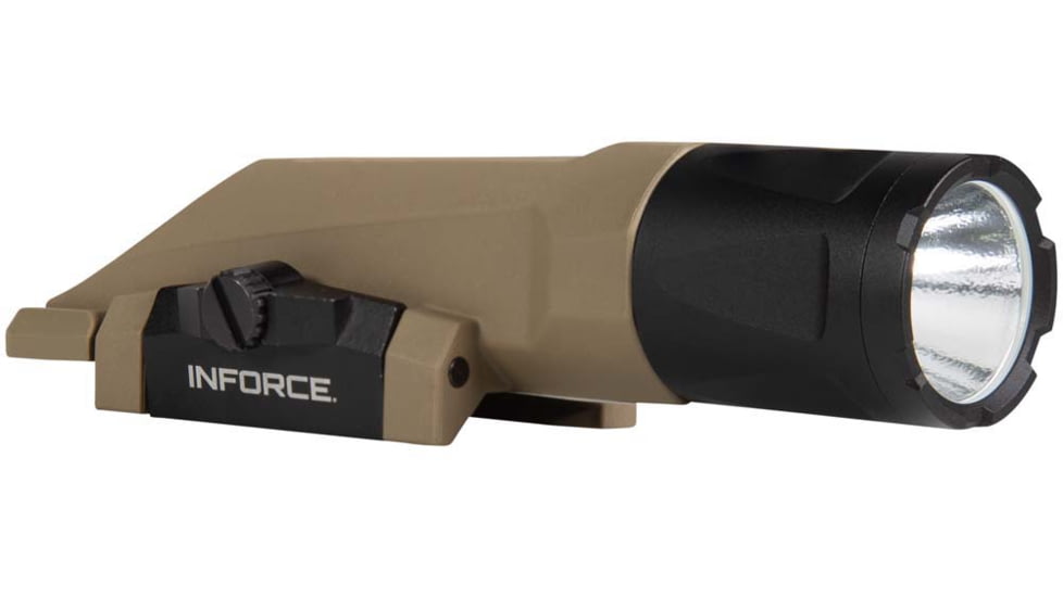 INFORCE Gen 3 - WMLx White-IR 900 Lumens Weapon Light, CR123a, FDE Body, IF71014DE