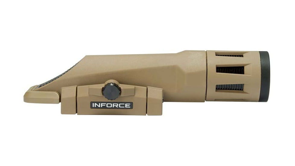 INFORCE Multifunction LED Weapon Mounted Light, CR123A, IR/White, 700 Lumens, Flat Dark Earth, WX-06-2