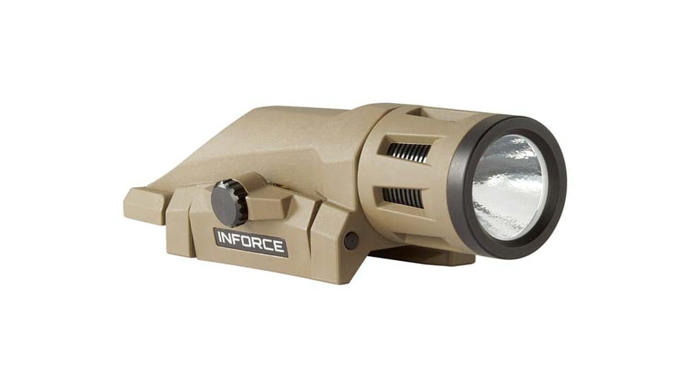 USED INFORCE Multifunction Weapon Mounted White/IR Light, CR123A, 400 Lumens, Flat Dark Earth, IF71004DE, EDEMO1