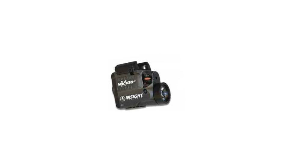 Insight Technology Flashlight WX 100L- compact, Rail-mounted, laser, LED, Black WM2-LBRXU-VC01