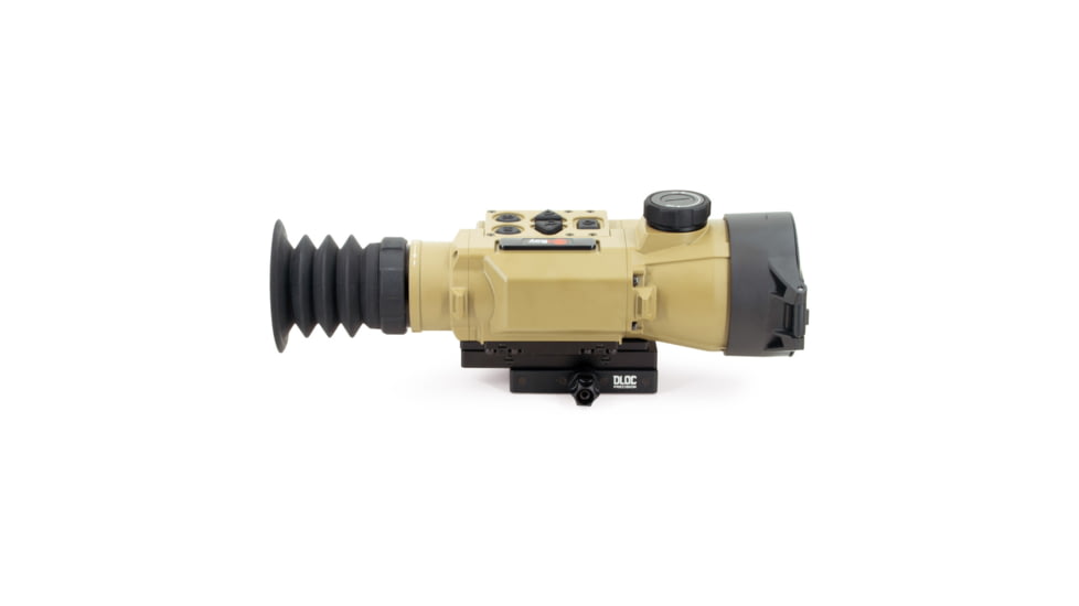 IRAYUSA Hybrid Compact, Thermal Sight, 3.5X Magnification, 50mm Objective, Multiple Reticles, 1440x1080 AMOLED Display, Cerakote Finish, Tan, IRAY-HCH50R