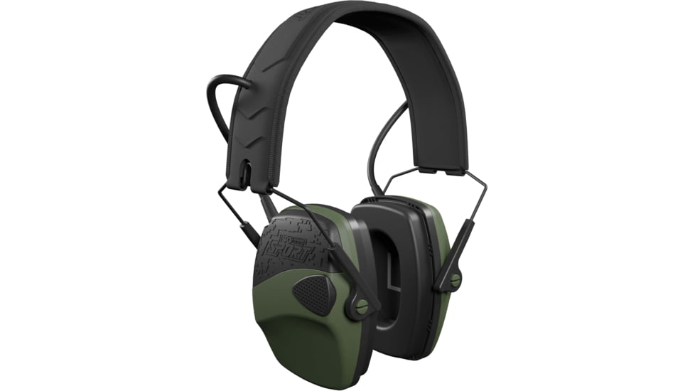 ISOtunes Sport DEFY Slim Tactical Earmuffs, 20 NRR, OD Green, IT-40