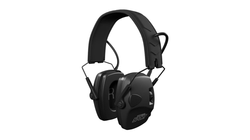 ISOtunes Sport DEFY Slim Tactical Earmuffs, 20 NRR, Black, IT-42