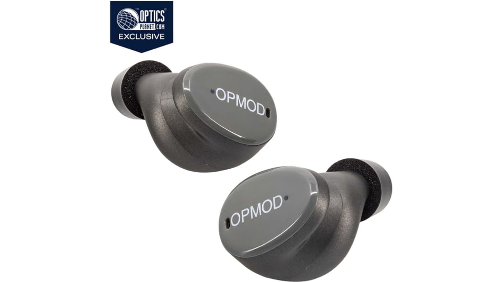 ISOtunes Sport OPMOD CALIBER True Wireless Tactical Earbuds w/ Bluetooth, 25 NRR, Wolf Gray, Universal, IT-17OPGR
