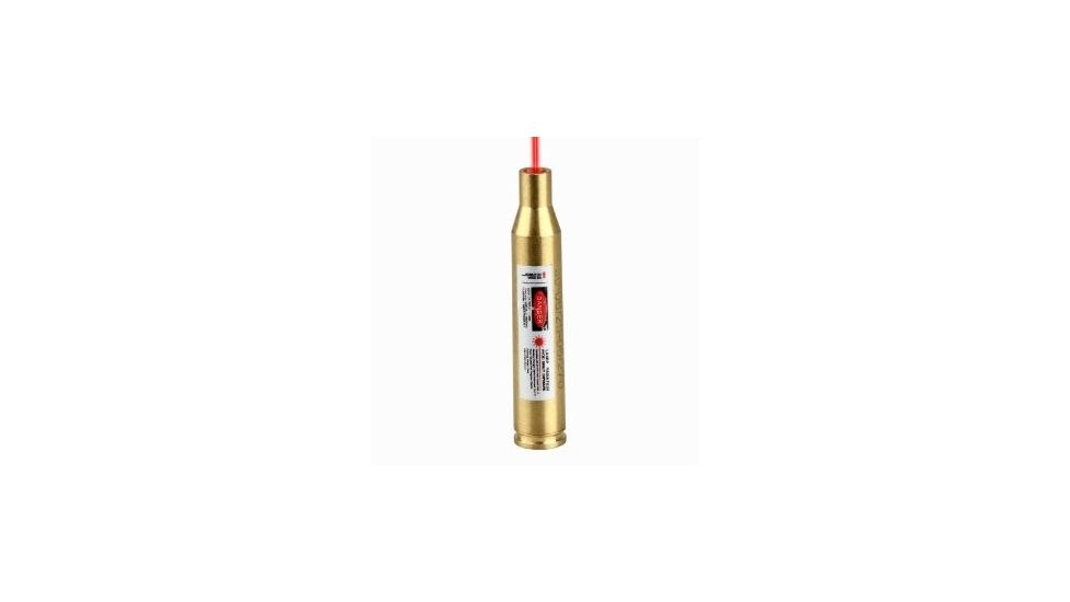 JE Machine Tech 5mW Laser Boresighter, 635/655nm, 30.06, Brass TS-BS3006BR