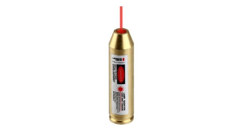 JE Machine Tech 5mW Laser Boresighter, 635/655nm, .308, Brass TS-BS308BR