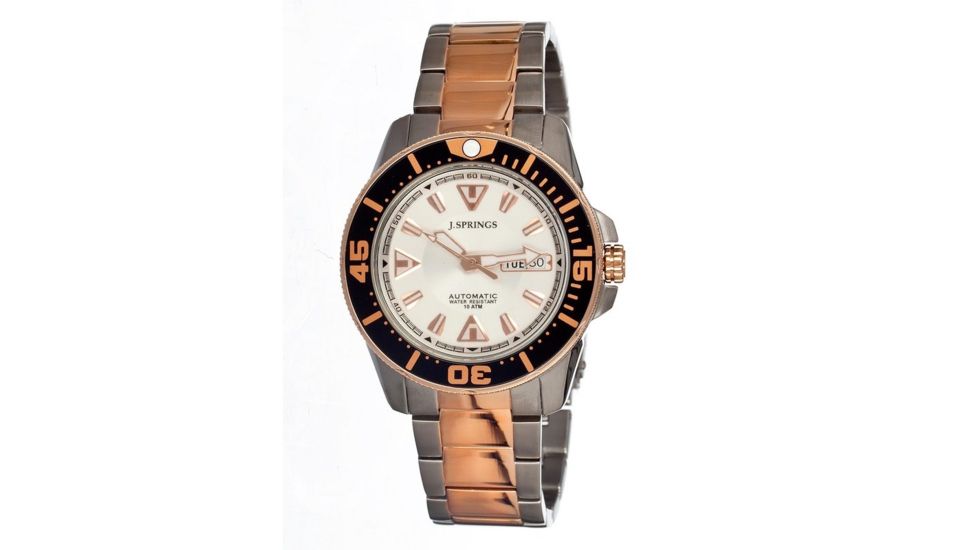 J. Springs Beb090 Automatic Mens Watch, White JSPBEB090