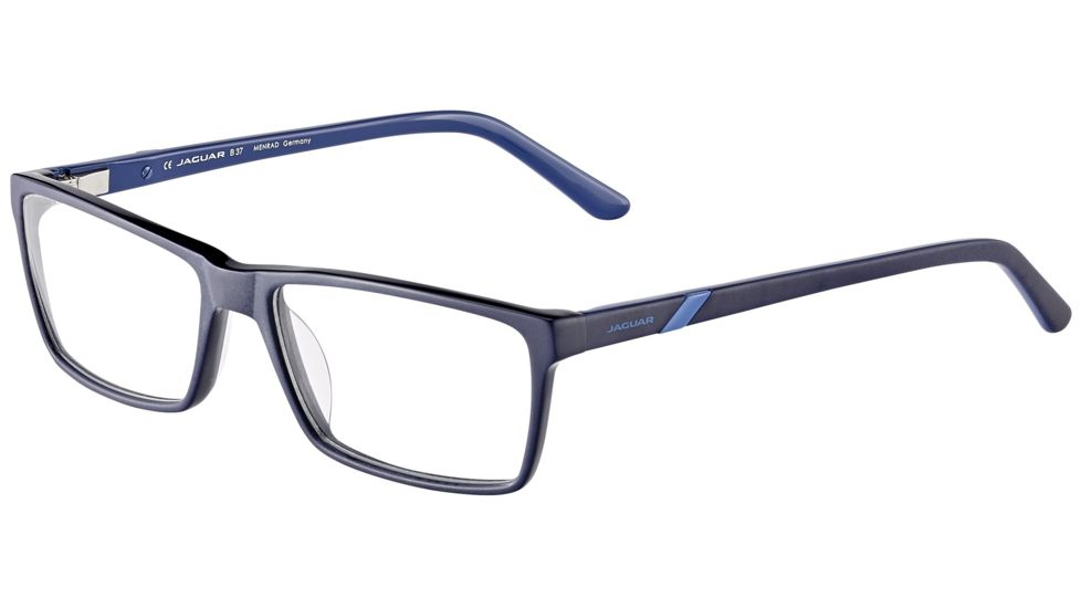 Jaguar Spirit 31506 Single Vision Prescription Eyeglasses, Matte Navy/Blue Frame, JG315066968SV